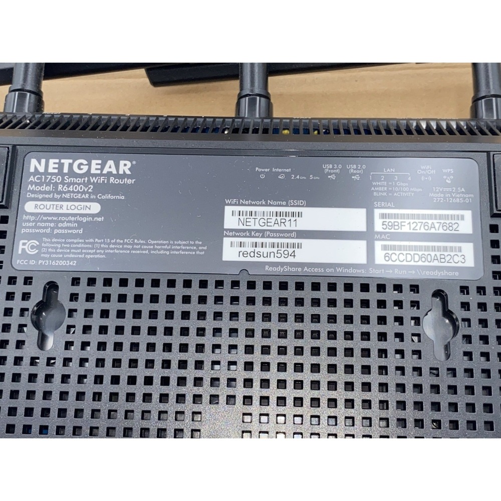 Netgear‎ AC1750 R6400v2 - Picture 9 of 11